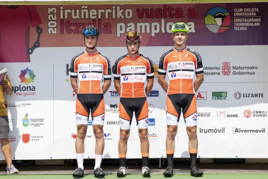 Presentación de equipos participantes en la Vuelta a Pamplona