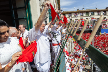Fotos de las fiestas del cohete de Tudela./ Blanca Aldanondo