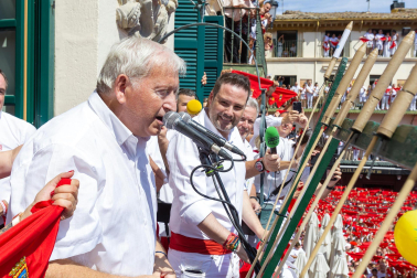 Fotos de las fiestas del cohete de Tudela./ Blanca Aldanondo