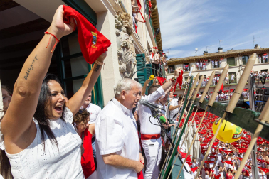 Fotos de las fiestas del cohete de Tudela./ Blanca Aldanondo