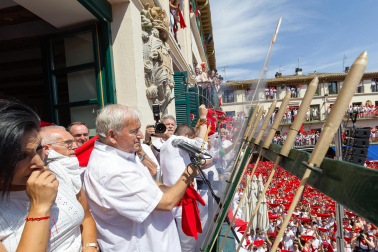 Fotos de las fiestas del cohete de Tudela./ Blanca Aldanondo