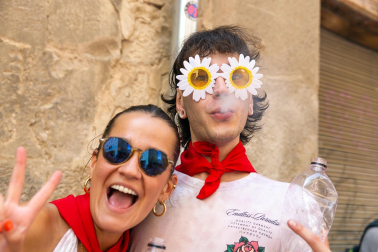 Fotos de las fiestas del cohete de Tudela./ Blanca Aldanondo