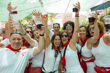 Fotos de las fiestas del cohete de Tudela./ Blanca Aldanondo