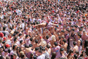 Fotos de las fiestas del cohete de Tudela./ Blanca Aldanondo