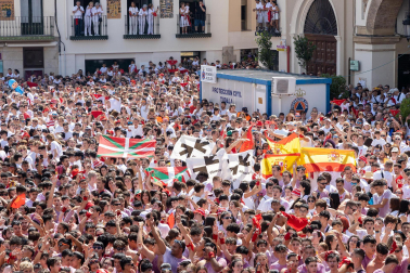 Fotos de las fiestas del cohete de Tudela./ Blanca Aldanondo