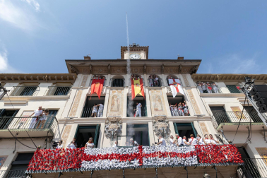 Fotos de las fiestas del cohete de Tudela./ Blanca Aldanondo
