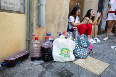 Fotos de las fiestas del cohete de Tudela./ Blanca Aldanondo