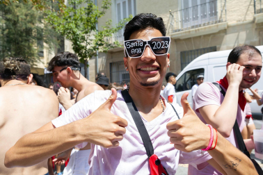 Fotos de las fiestas del cohete de Tudela./ Blanca Aldanondo