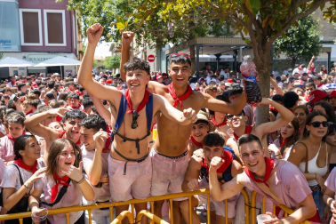 Fotos de las fiestas del cohete de Tudela./ Blanca Aldanondo