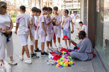Fotos de las fiestas del cohete de Tudela./ Blanca Aldanondo