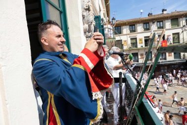 Fotos de las fiestas del cohete de Tudela./ Blanca Aldanondo