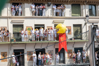 Fotos de las fiestas del cohete de Tudela./ Blanca Aldanondo