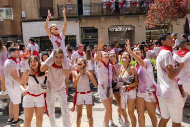 Fotos de las fiestas del cohete de Tudela./ Blanca Aldanondo