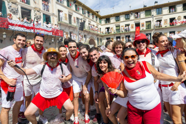 Fotos de las fiestas del cohete de Tudela./ Blanca Aldanondo