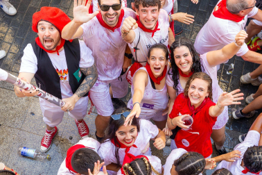 Fotos de las fiestas del cohete de Tudela./ Blanca Aldanondo