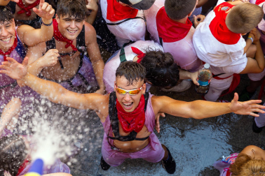 Fotos de las fiestas del cohete de Tudela./ Blanca Aldanondo