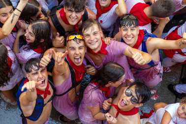 Fotos de las fiestas del cohete de Tudela./ Blanca Aldanondo