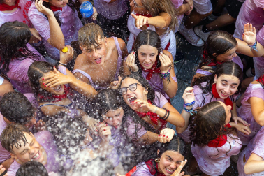 Fotos de las fiestas del cohete de Tudela./ Blanca Aldanondo