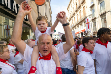 Fotos de las fiestas del cohete de Tudela./ Blanca Aldanondo