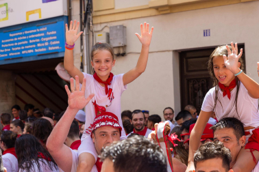 Fotos de las fiestas del cohete de Tudela./ Blanca Aldanondo