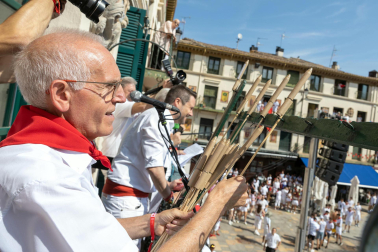 Fotos de las fiestas del cohete de Tudela./ Blanca Aldanondo