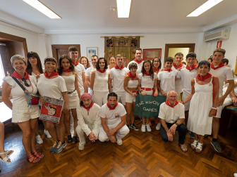 Galería de fotos de las fiestas lanzadores del cohete en Puente de la Reina