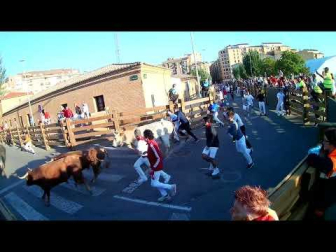Segundo encierro de las fiestas de Tudela 2023