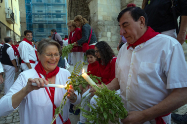 Fotos de la procesión de Santa Ana 'La Vieja' en fiestas de Tudela 2023.