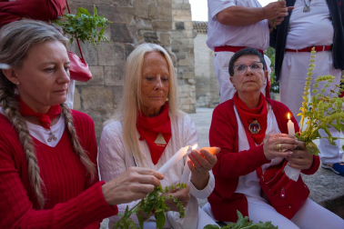 Fotos de la procesión de Santa Ana 'La Vieja' en fiestas de Tudela 2023.