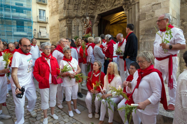 Fotos de la procesión de Santa Ana 'La Vieja' en fiestas de Tudela 2023.