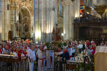 Fotos de la procesión de Santa Ana 'La Vieja' en fiestas de Tudela 2023.