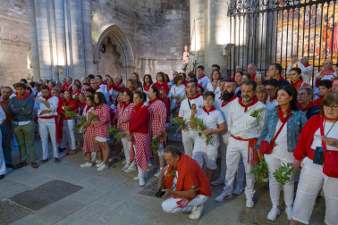 Fotos de la procesión de Santa Ana 'La Vieja' en fiestas de Tudela 2023.