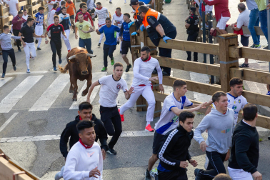 Imagen del cuarto encierro de las fiestas de Tudela