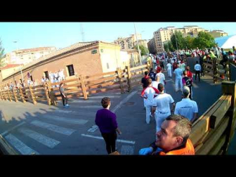 Vídeo del quinto encierro de las fiestas de Tudela