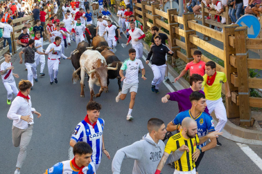Fotos del quinto encierro de las fiestas de Tudela