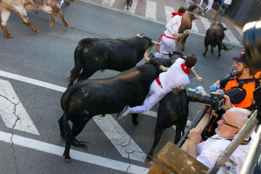 Fotos del quinto encierro de las fiestas de Tudela