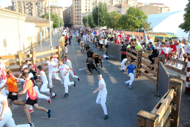 Fotos del quinto encierro de las fiestas de Tudela