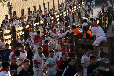 Fotos del quinto encierro de las fiestas de Tudela