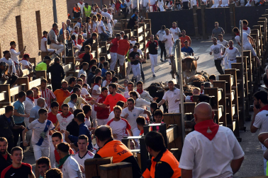 Fotos del quinto encierro de las fiestas de Tudela