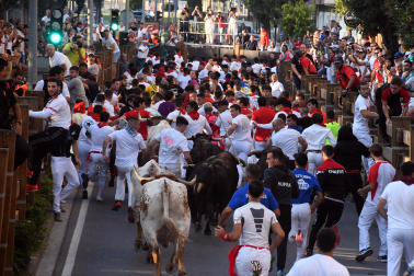 Fotos del quinto encierro de las fiestas de Tudela