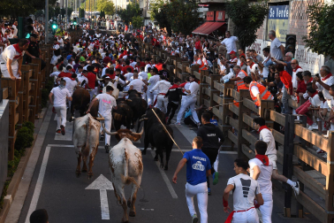 Fotos del quinto encierro de las fiestas de Tudela