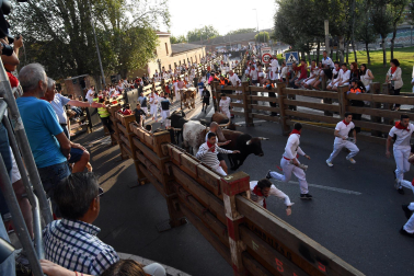 Fotos del quinto encierro de las fiestas de Tudela