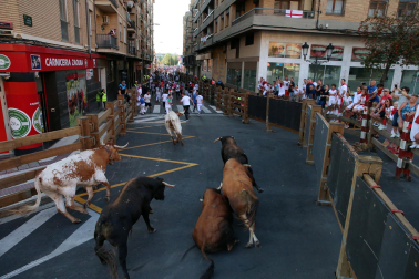 Fotos del quinto encierro de las fiestas de Tudela