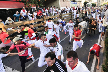 Fotos del quinto encierro de las fiestas de Tudela