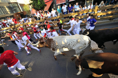 Fotos del quinto encierro de las fiestas de Tudela