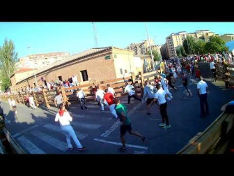 Vídeo del sexto encierro de las fiestas de Tudela