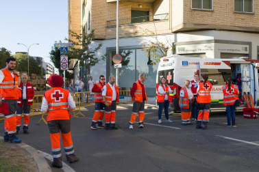 Fotos del sexto encierro de fiestas de Tudela 2023.