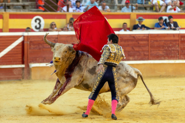 Segunda corrida de la Feria de Santa Ana 2023 en Tudela.