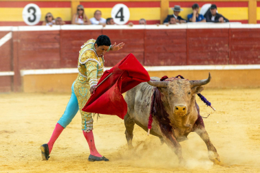 Segunda corrida de la Feria de Santa Ana 2023 en Tudela.