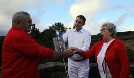Fotos del cohete de Zubiri 2023./